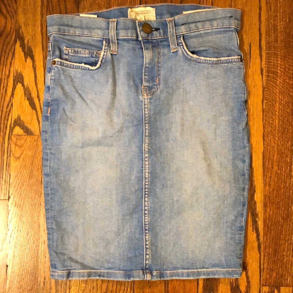 Current Elliott stretch denim skirt 23